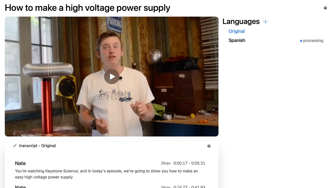 Step 3: Generate and publish
