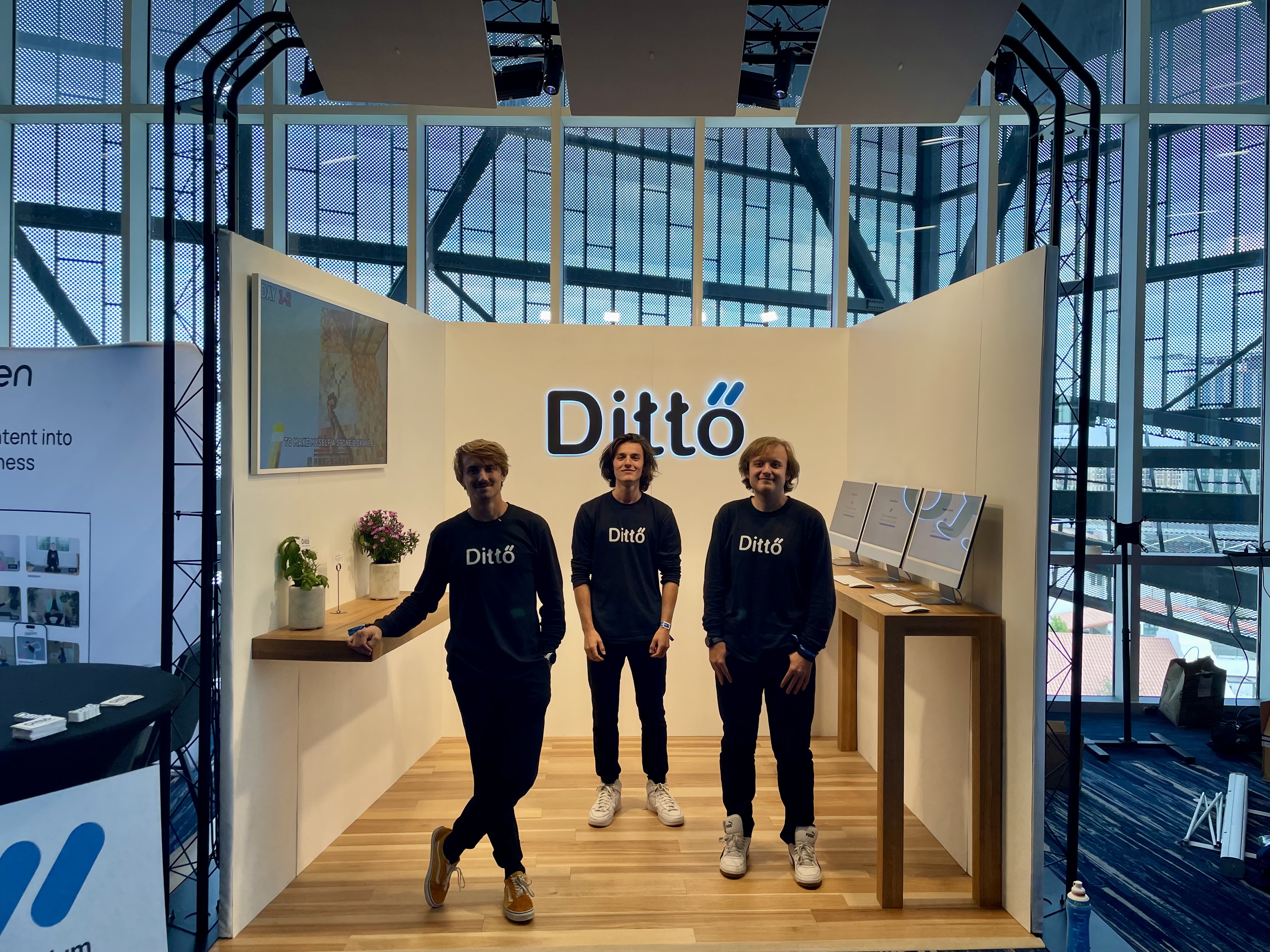 DittoDub VidSummit Booth, Alex Stone, Nate Stone, and Jackson Stone